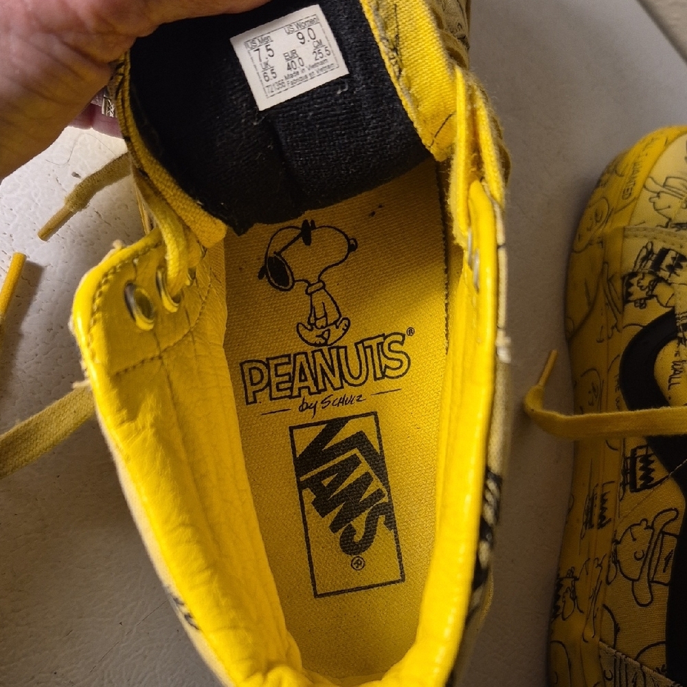 Vans PEANUT SKATE Hi Top Shoes - Picture 9 of 10